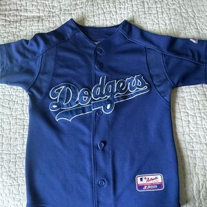 Majestic Dodgers Royal Blue Kids Jersey